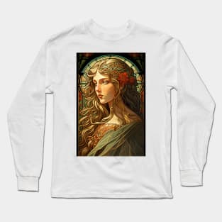 Helen of Troy - Art Nouveau Long Sleeve T-Shirt